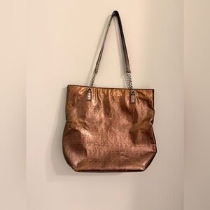 Michael Kors Metallic Copper Tote